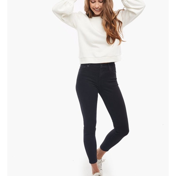 Able The High Rise Skinny Dark Denim - Picture 1 of 7